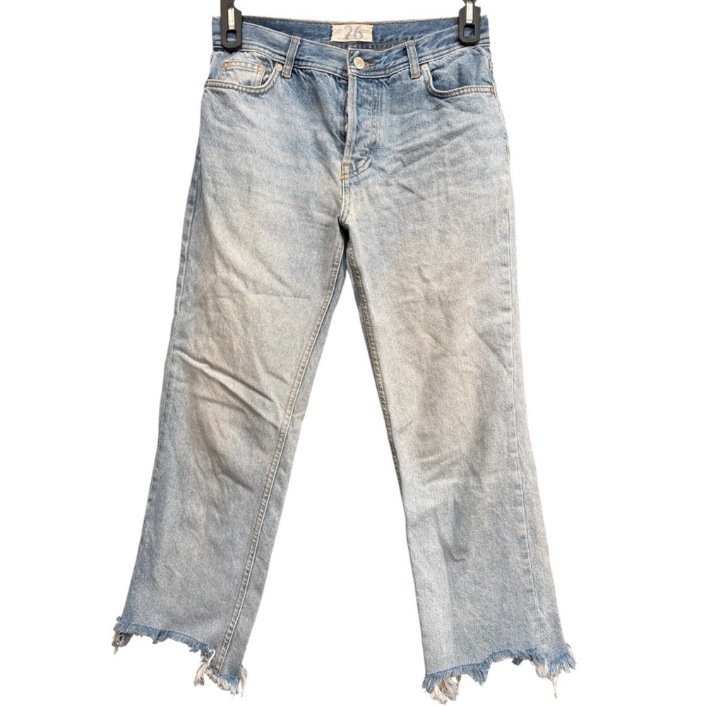 Free People We The Free Maggie Mid-Rise Straight Leg Jeans - Picture 3 of 7